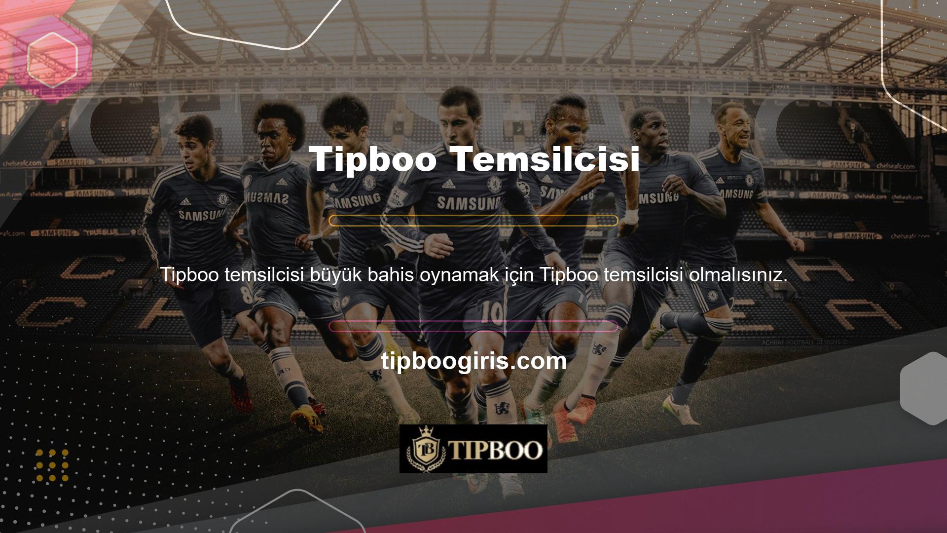 Tipboo web sitesi, tüm spor bahis ihtiyaçlarınız için çok çeşitli seçenekler sunmaya çalışmaktadır